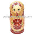 modelos muito jovens Wood Hand Print Craft Doll